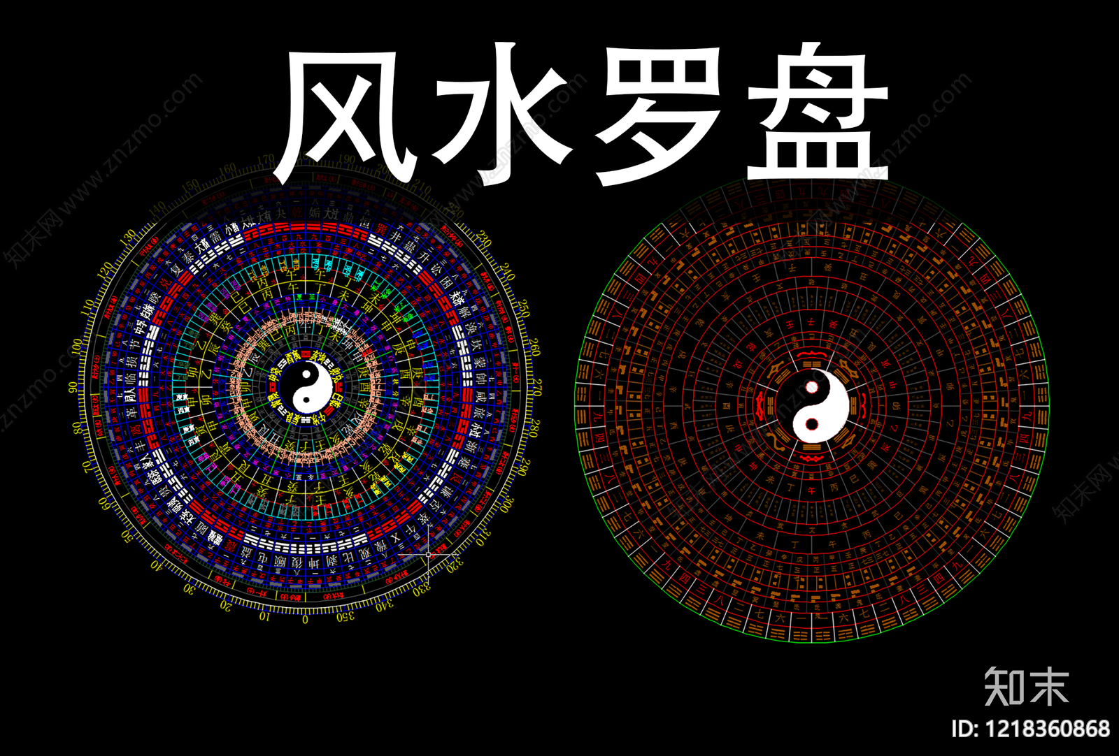 罗盘CAD图纸
