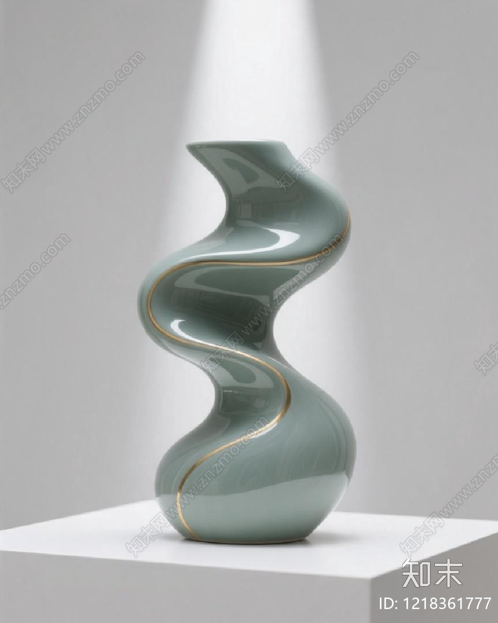 现代简约雕塑摆件3D模型下载【ID:1218361777】