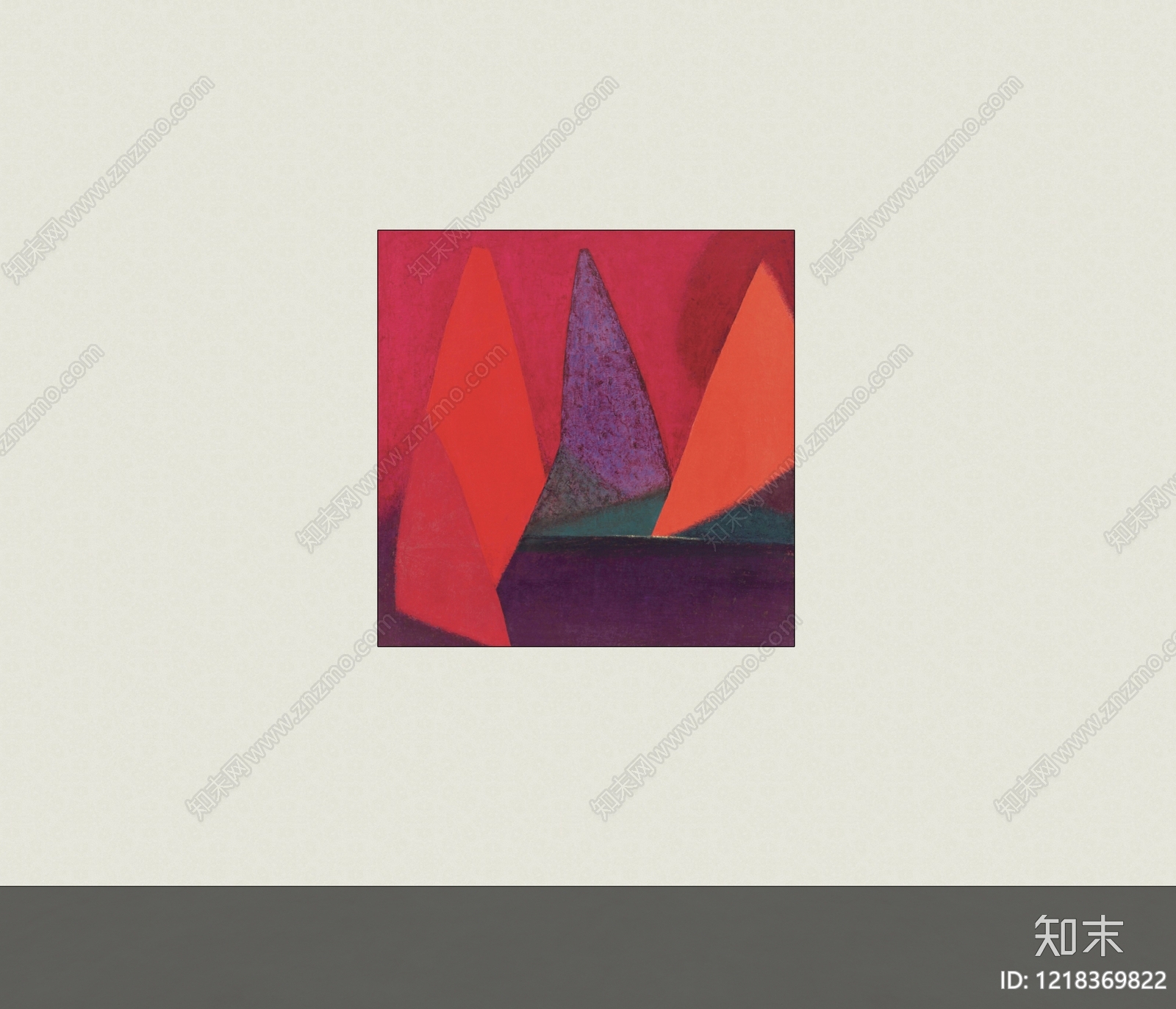 极简挂画SU模型下载【ID:1218369822】