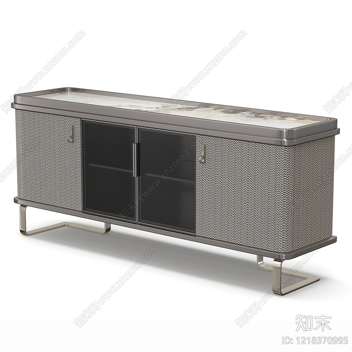 现代轻奢电视柜3D模型下载【ID:1218370995】