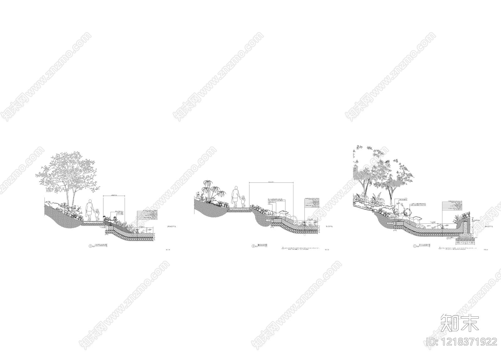 水景节点详图CAD图纸