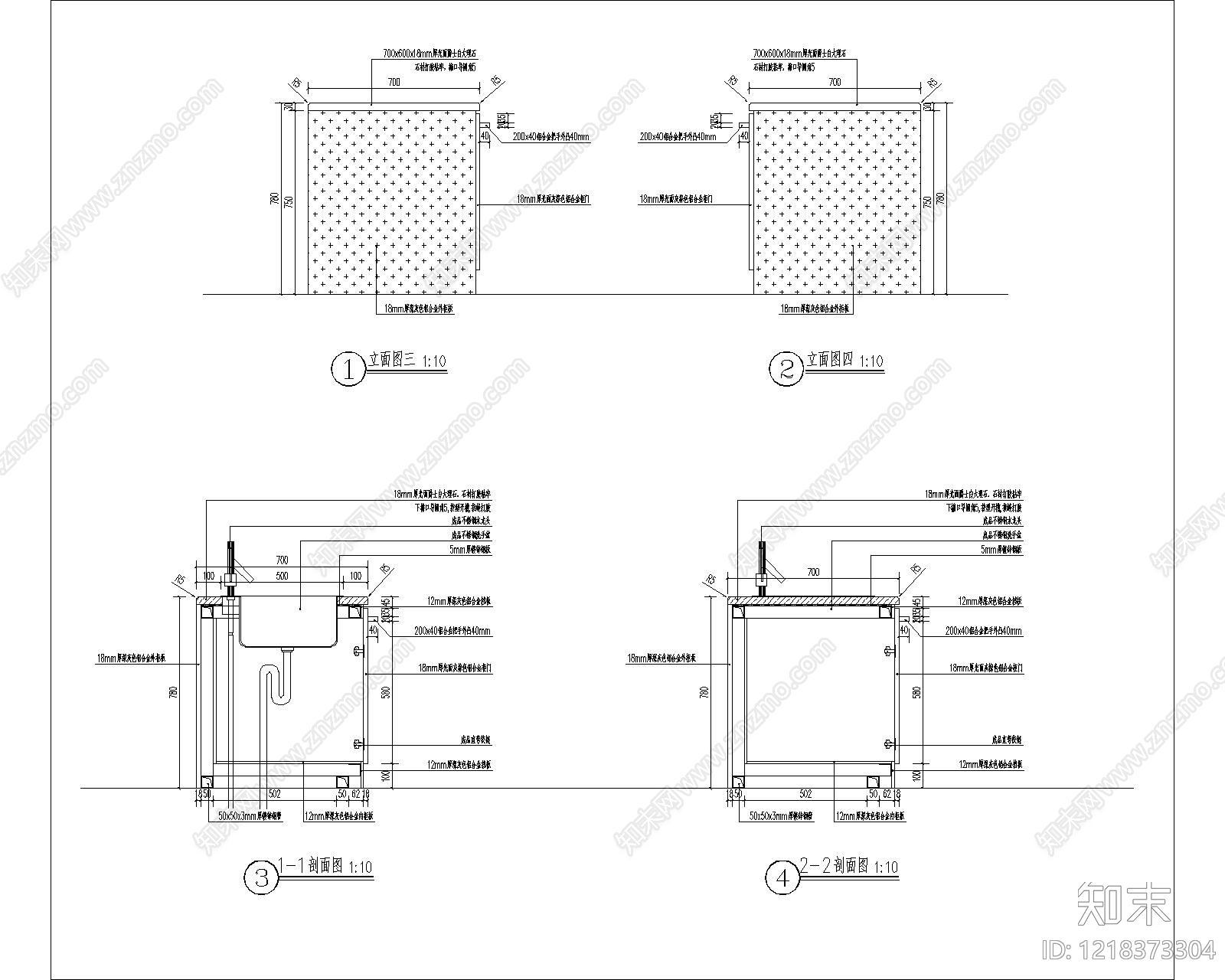 示范区景观cad施工图下载【ID:1218373304】