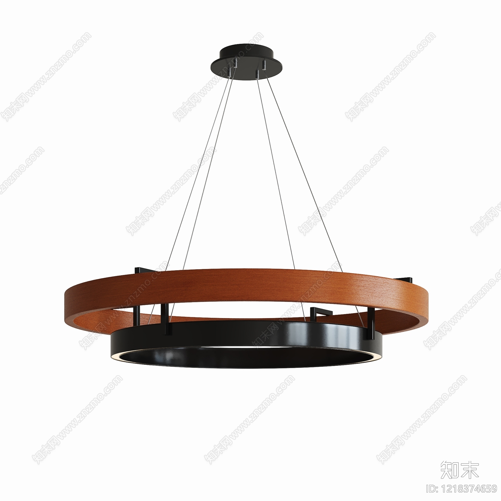 现代简约吊灯3D模型下载【ID:1218374659】