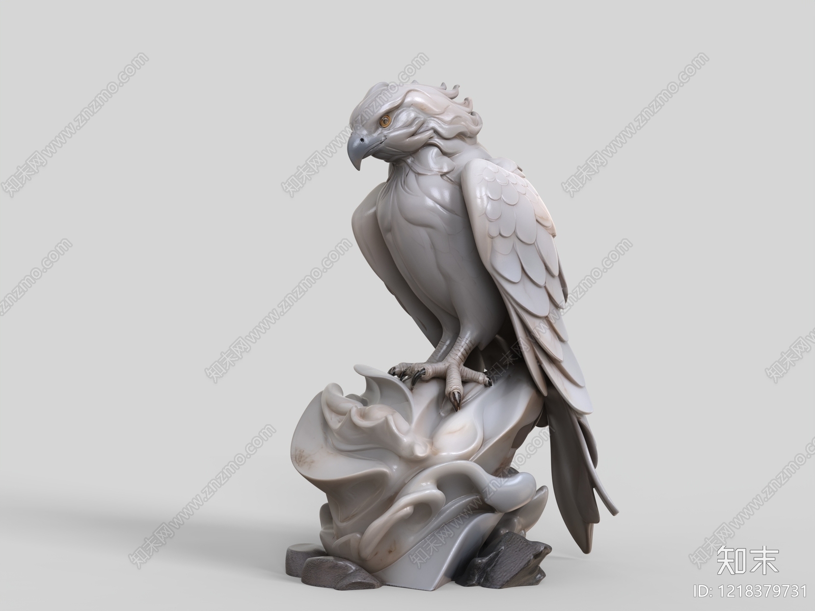 新中式雕塑摆件3D模型下载【ID:1218379731】