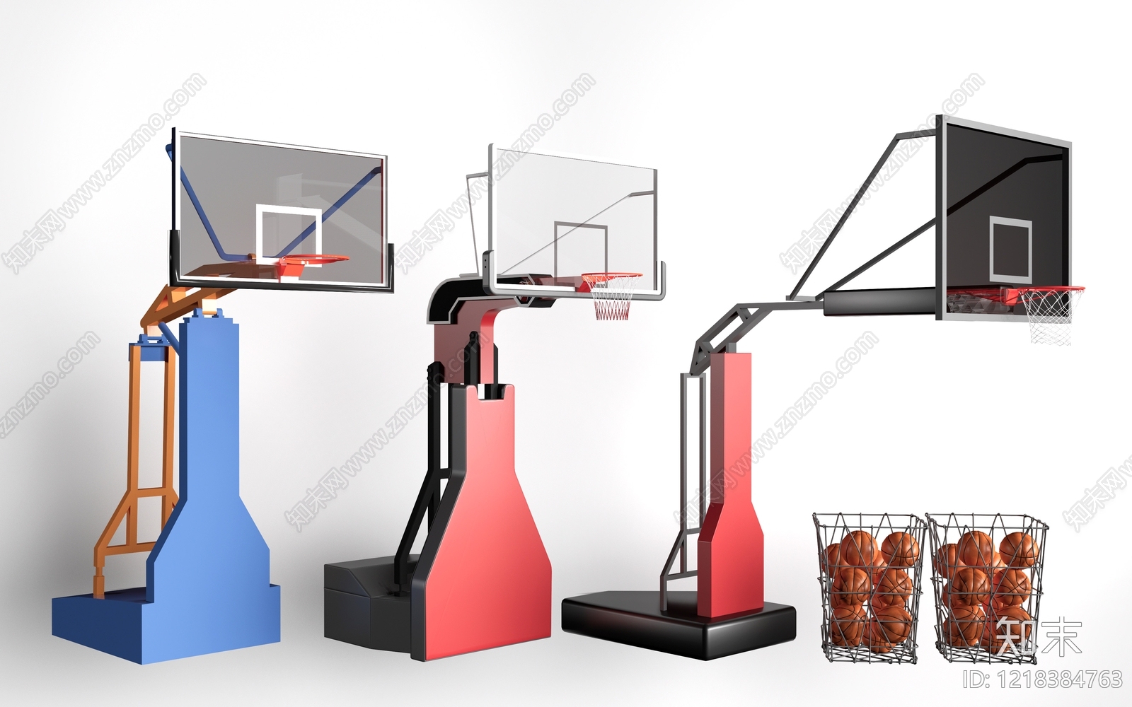 现代简约公用器材3D模型下载【ID:1218384763】