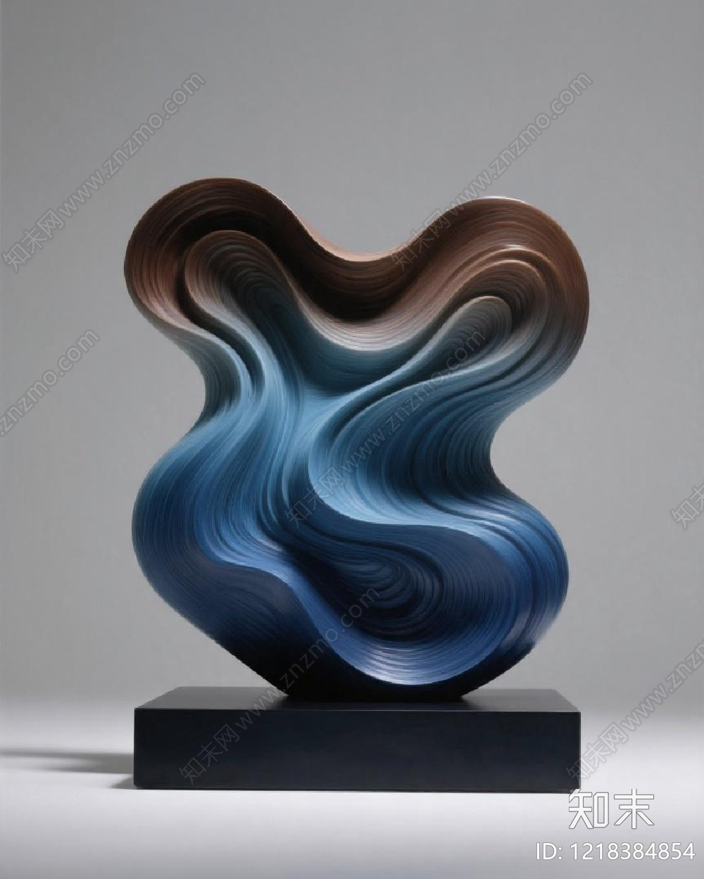 现代艺术雕塑雕塑摆件3D模型下载【ID:1218384854】