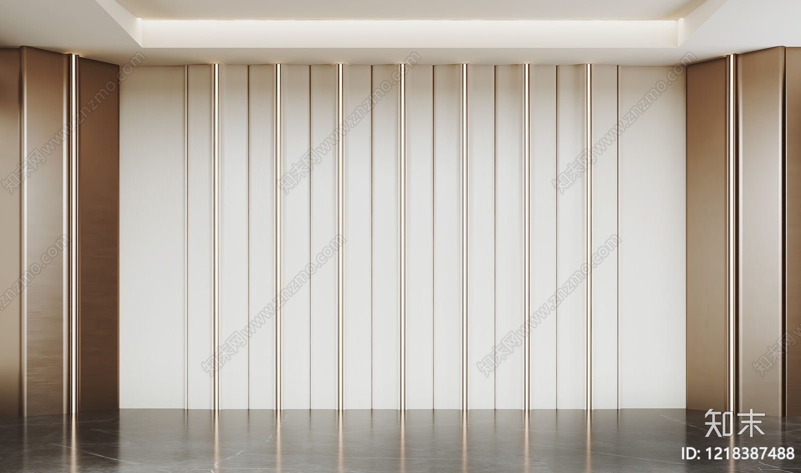 极简沙发背景墙3D模型下载【ID:1218387488】