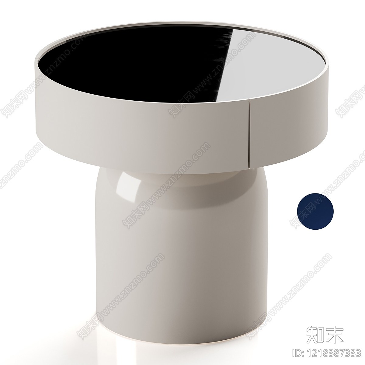 现代简约床头柜3D模型下载【ID:1218387333】