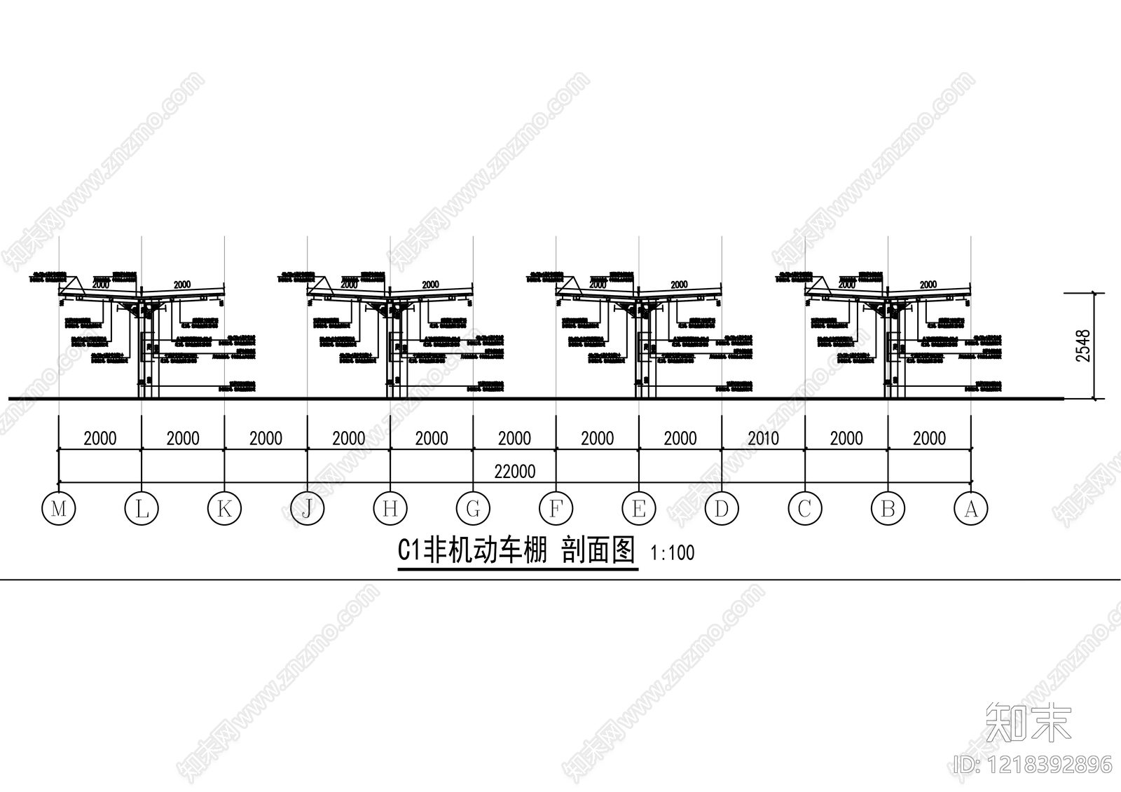 钢结构cad施工图下载【ID:1218392896】