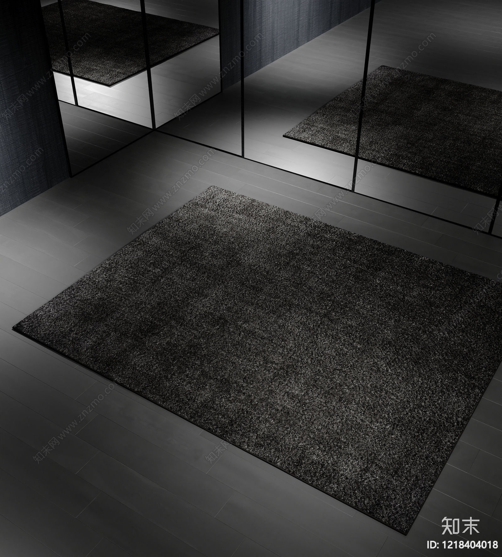 极简地毯SU模型下载【ID:1218404018】
