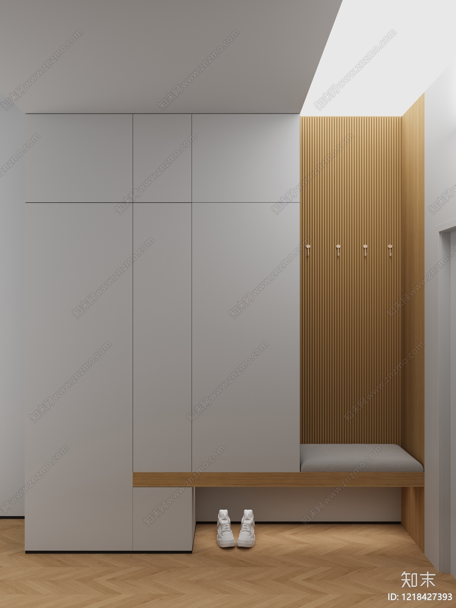 极简玄关3D模型下载【ID:1218427393】