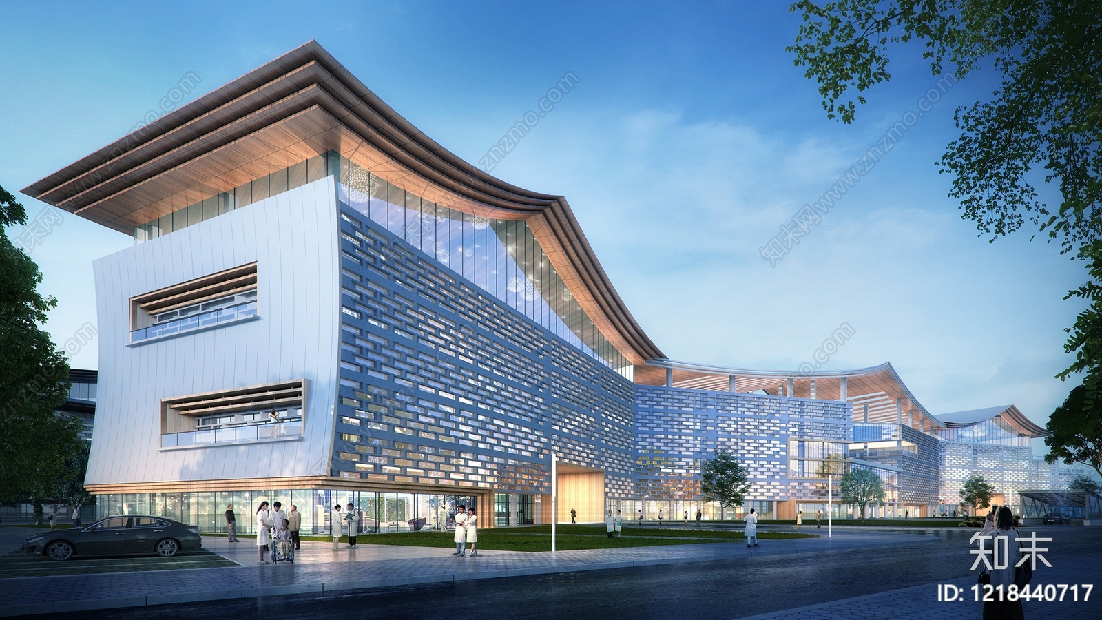 新中式其他公共建筑3D模型下载【ID:1218440717】