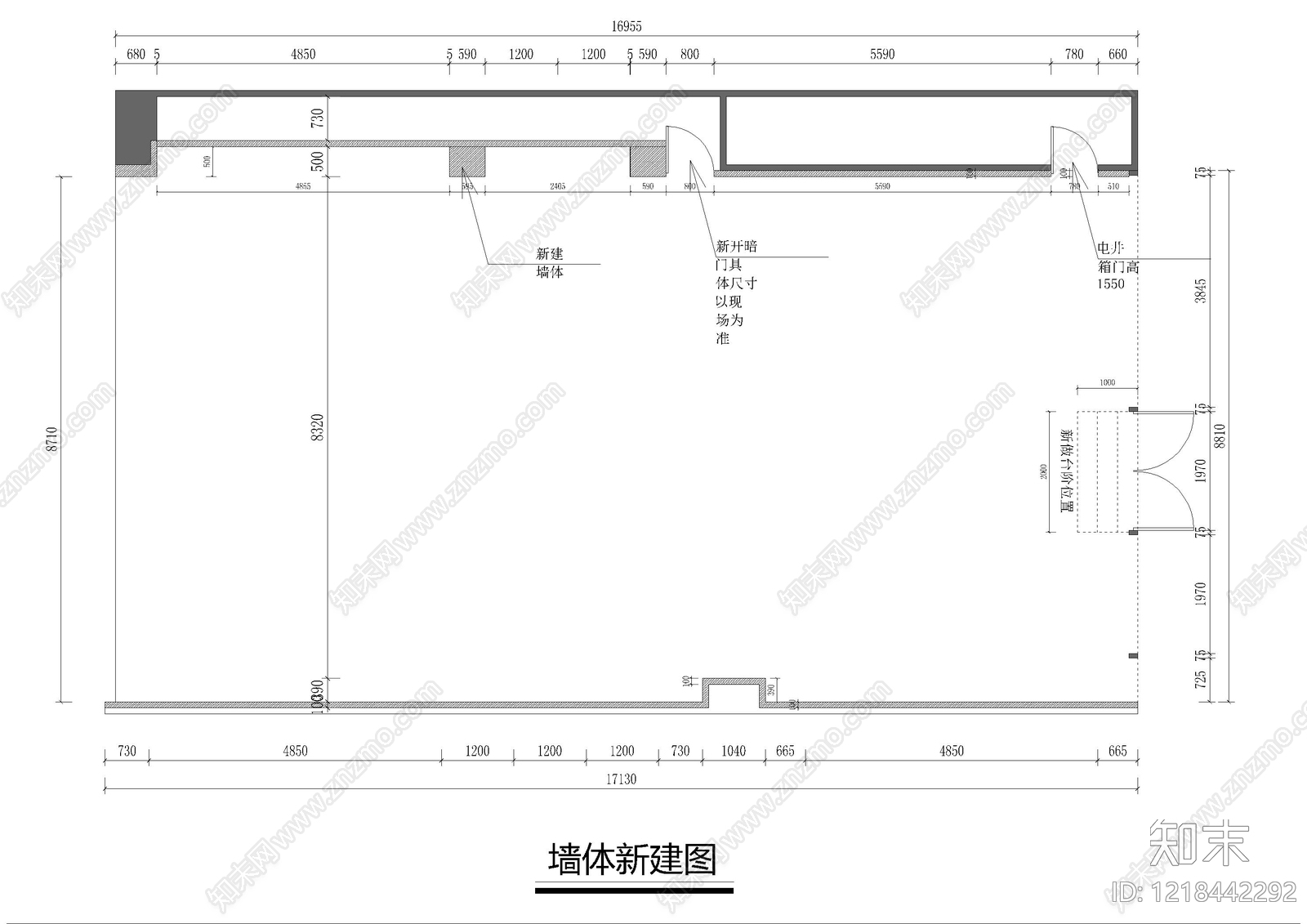 其他商业空间cad施工图下载【ID:1218442292】
