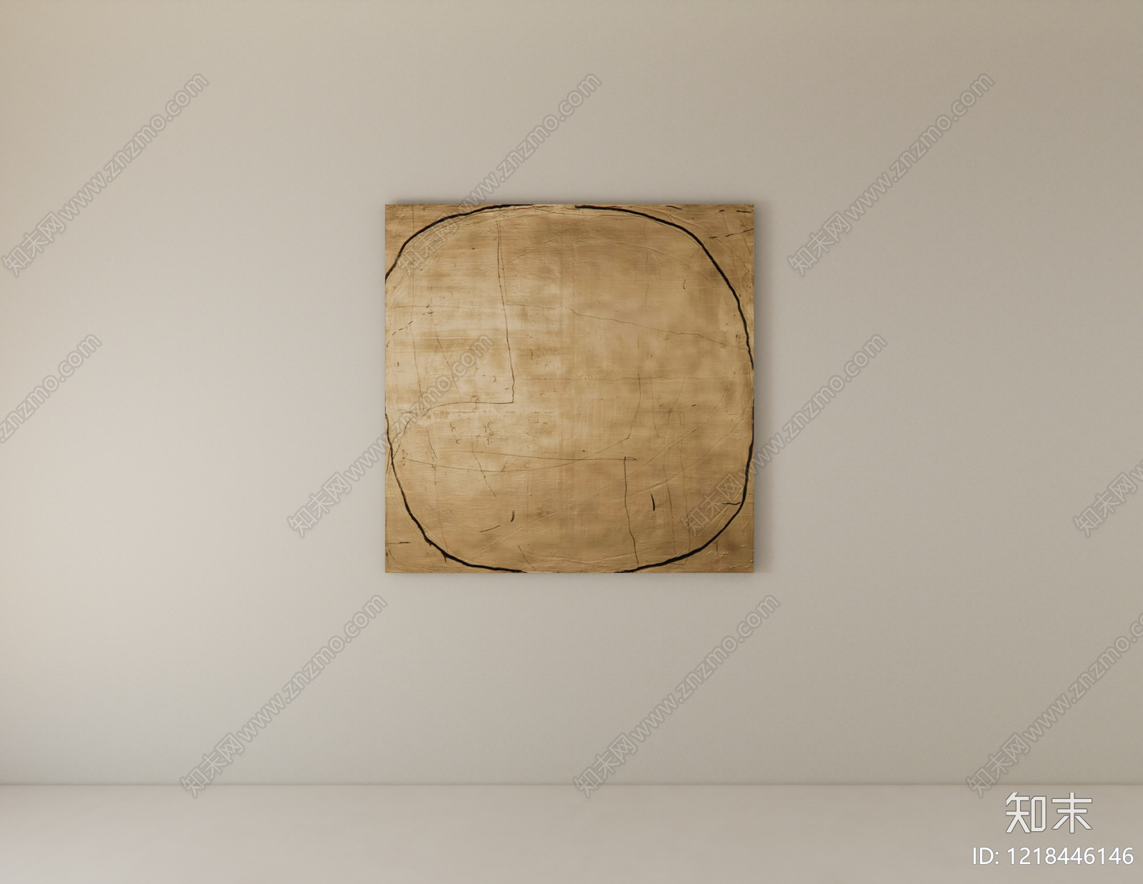 侘寂挂画SU模型下载【ID:1218446146】
