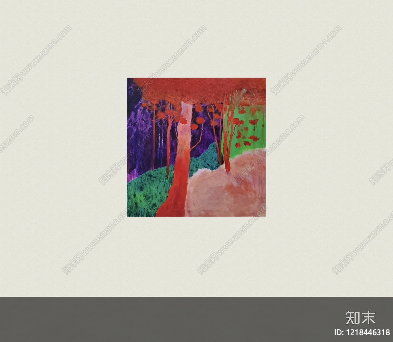 现代简约挂画SU模型下载【ID:1218446318】