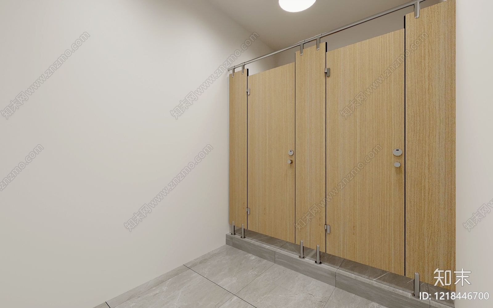 极简公共卫生间3D模型下载【ID:1218446700】