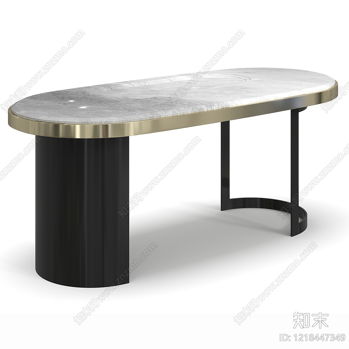 现代轻奢餐桌3D模型下载【ID:1218447349】