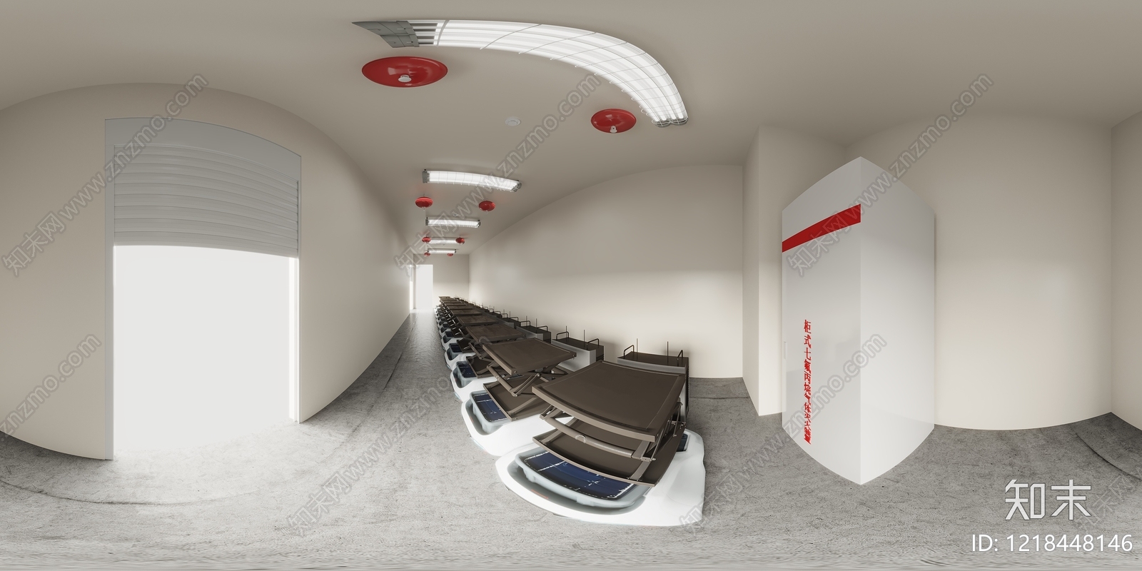 极简生产车间3D模型下载【ID:1218448146】