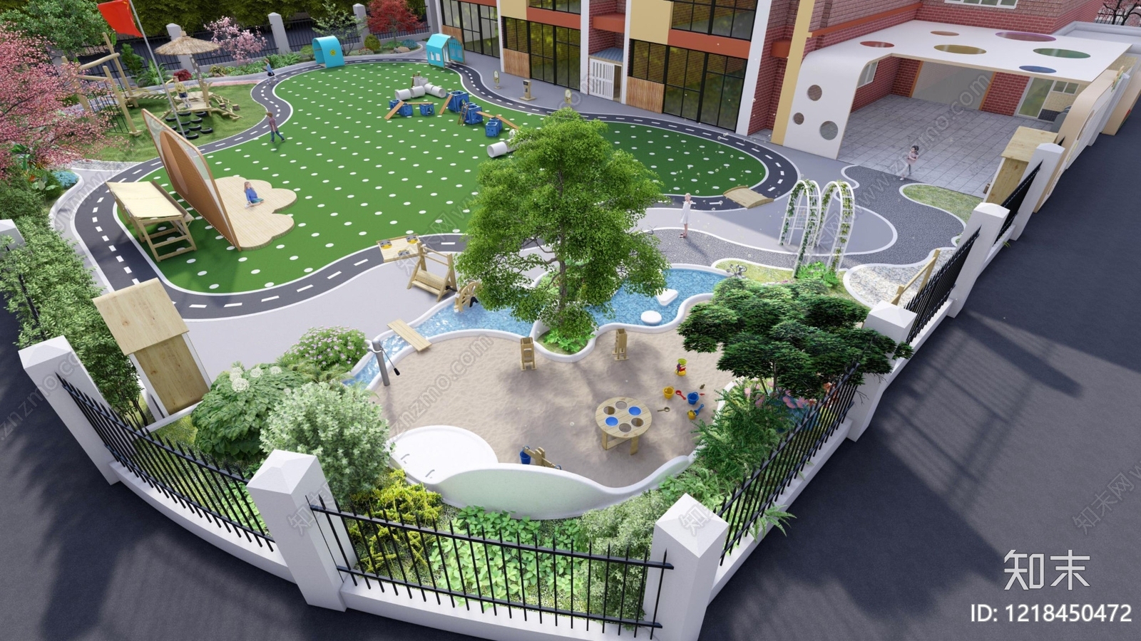 幼儿园cad施工图下载【ID:1218450472】