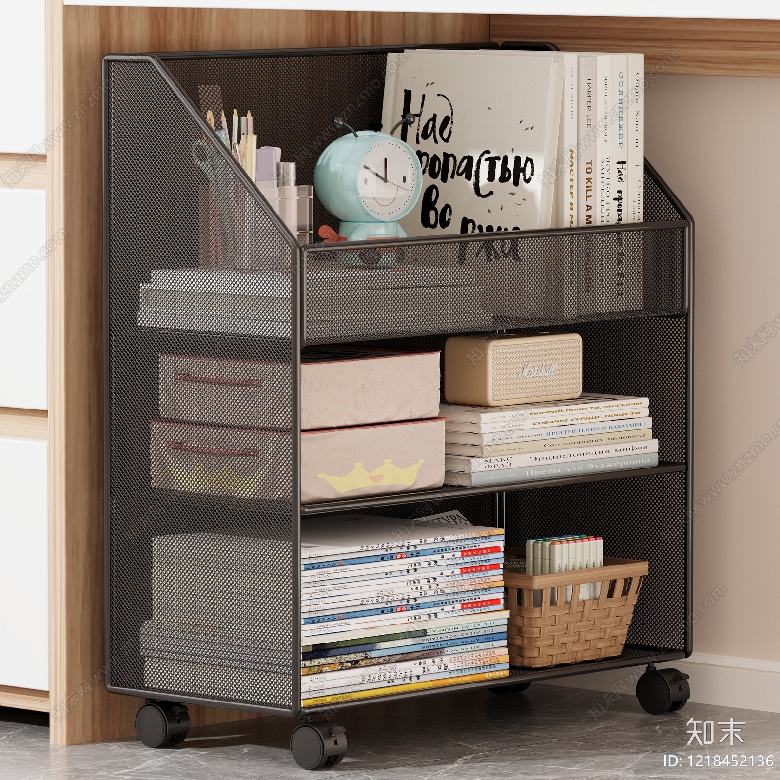 现代简约置物架3D模型下载【ID:1218452136】
