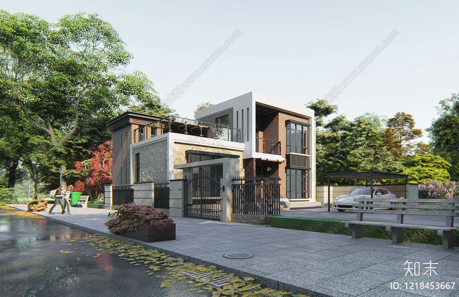 别墅建筑cad施工图下载【ID:1218453667】