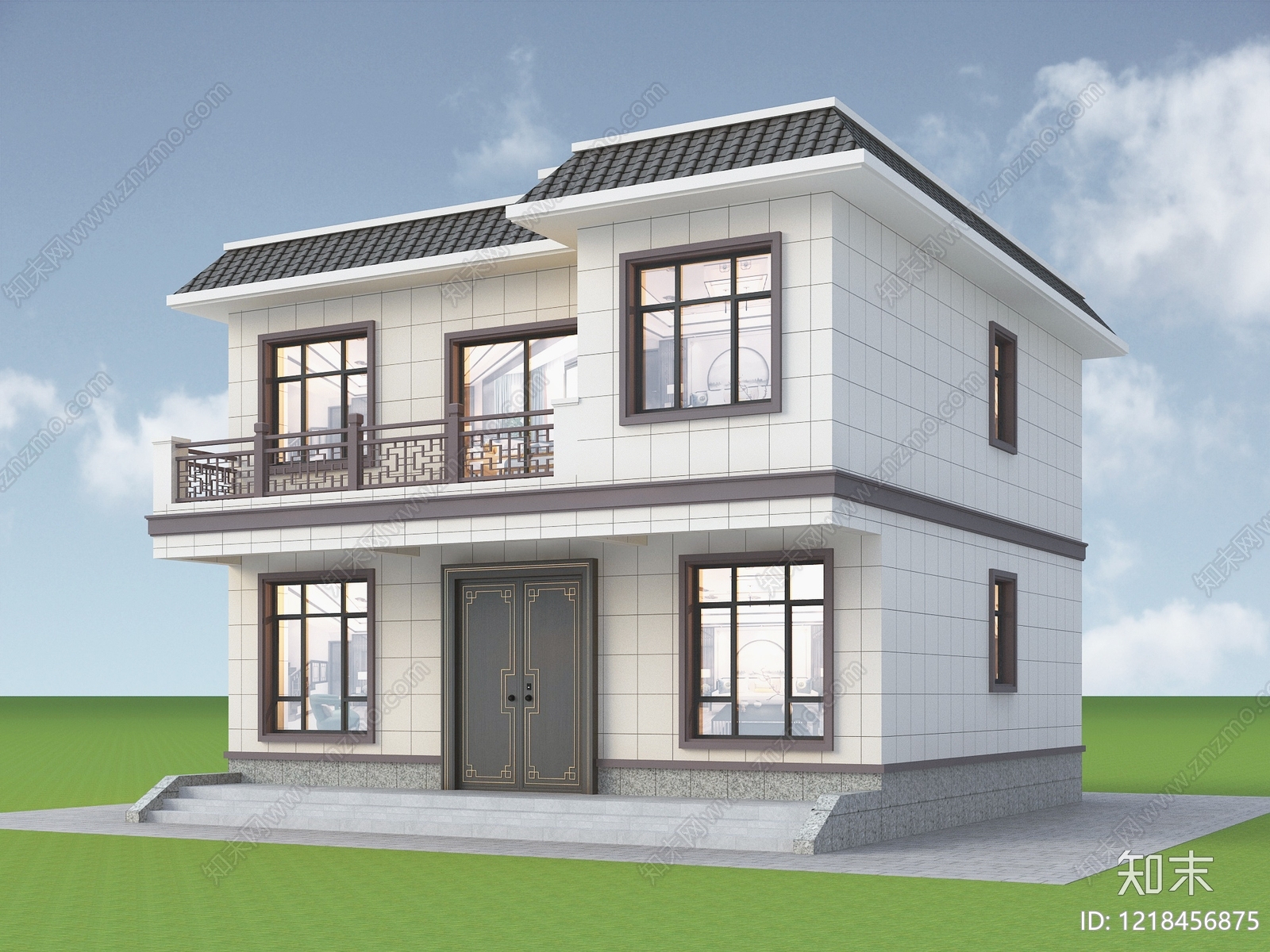 别墅建筑cad施工图下载【ID:1218456875】
