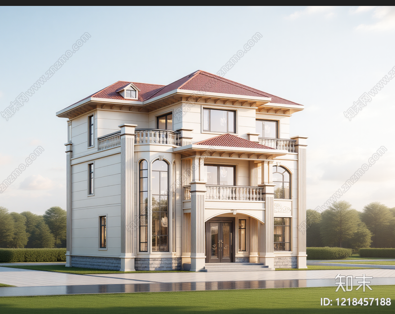 别墅建筑cad施工图下载【ID:1218457188】