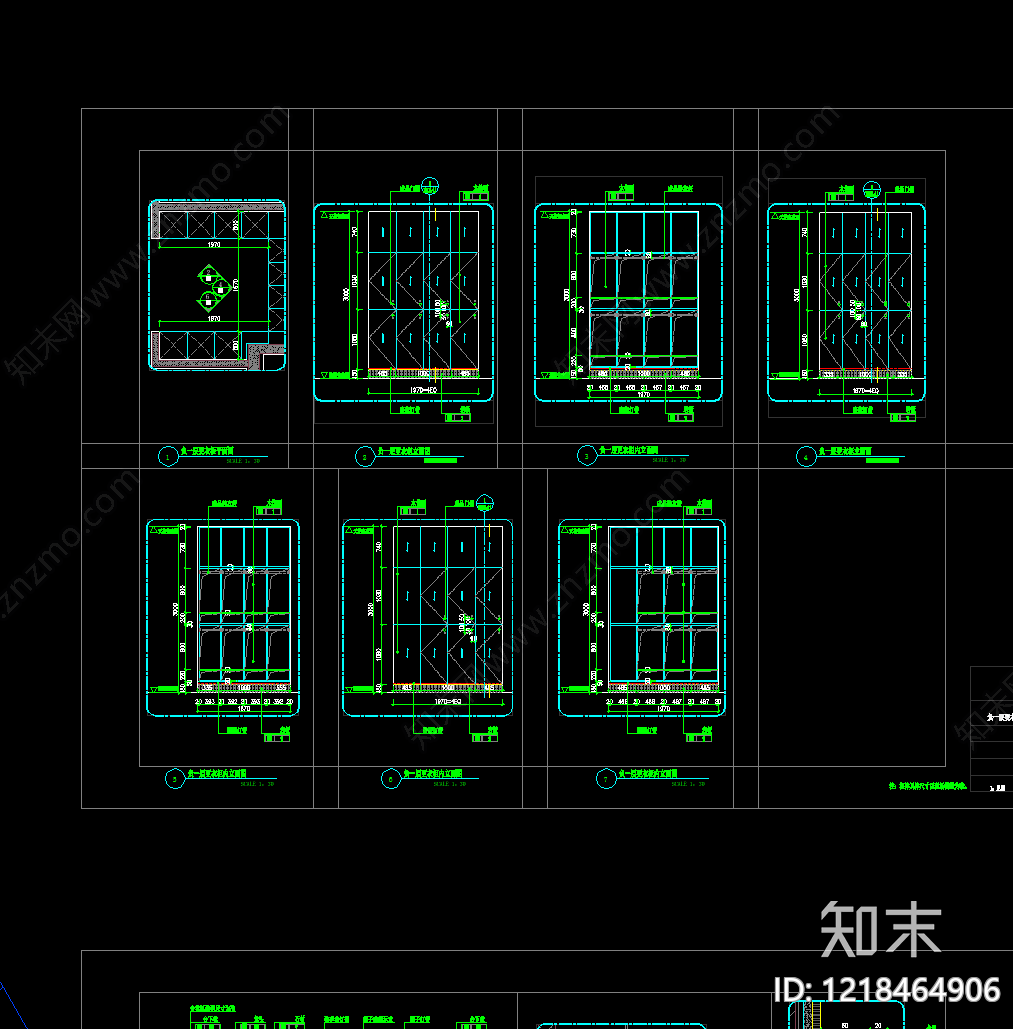 柜子cad施工图下载【ID:1218464906】