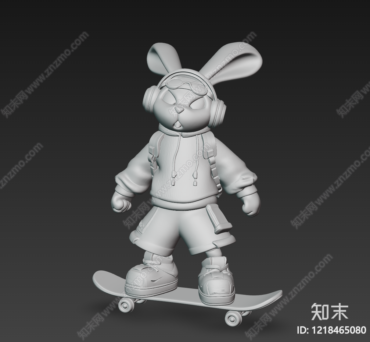 潮玩卡通虚拟人物3D模型下载【ID:1218465080】