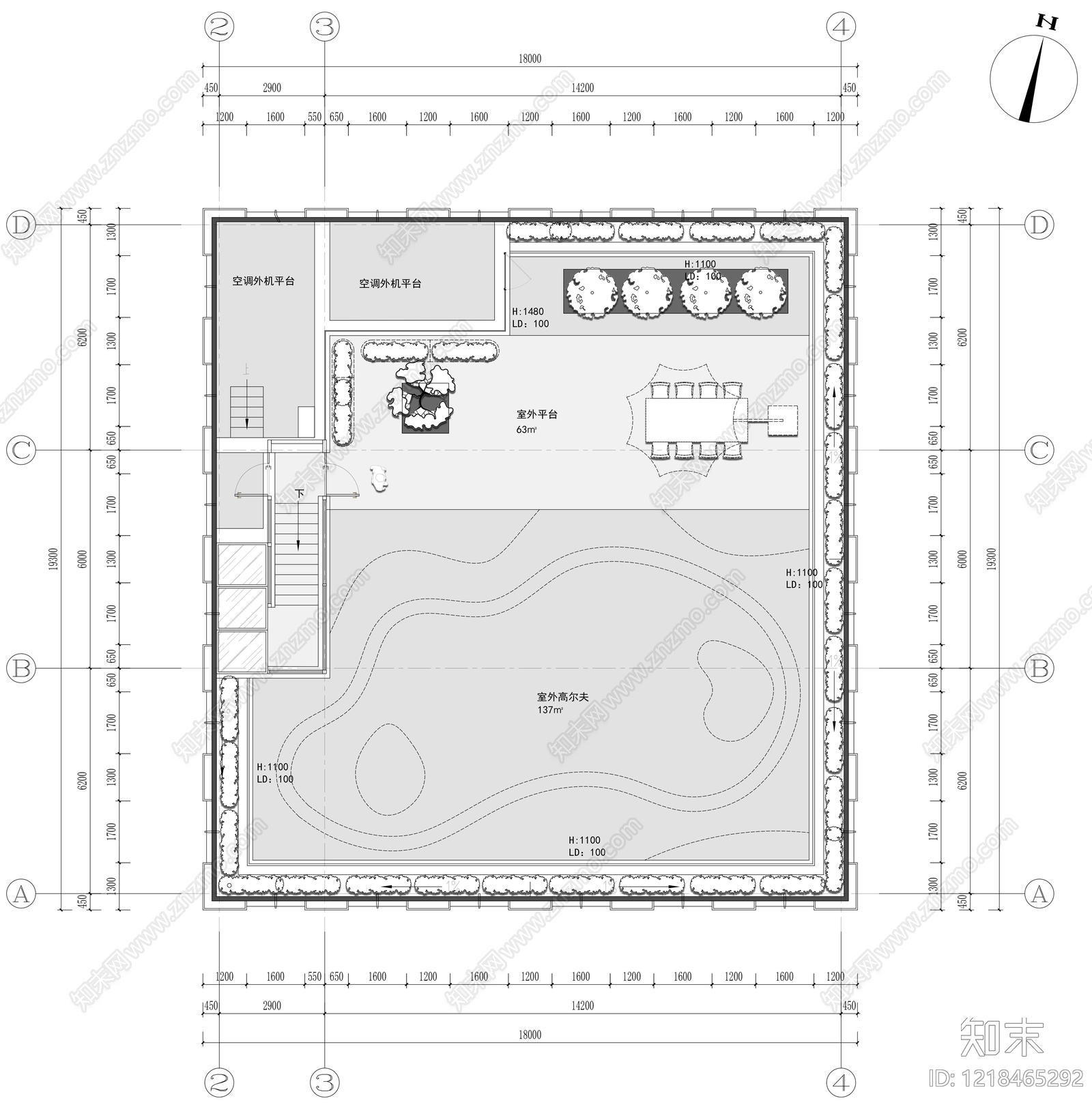 会所cad施工图下载【ID:1218465292】