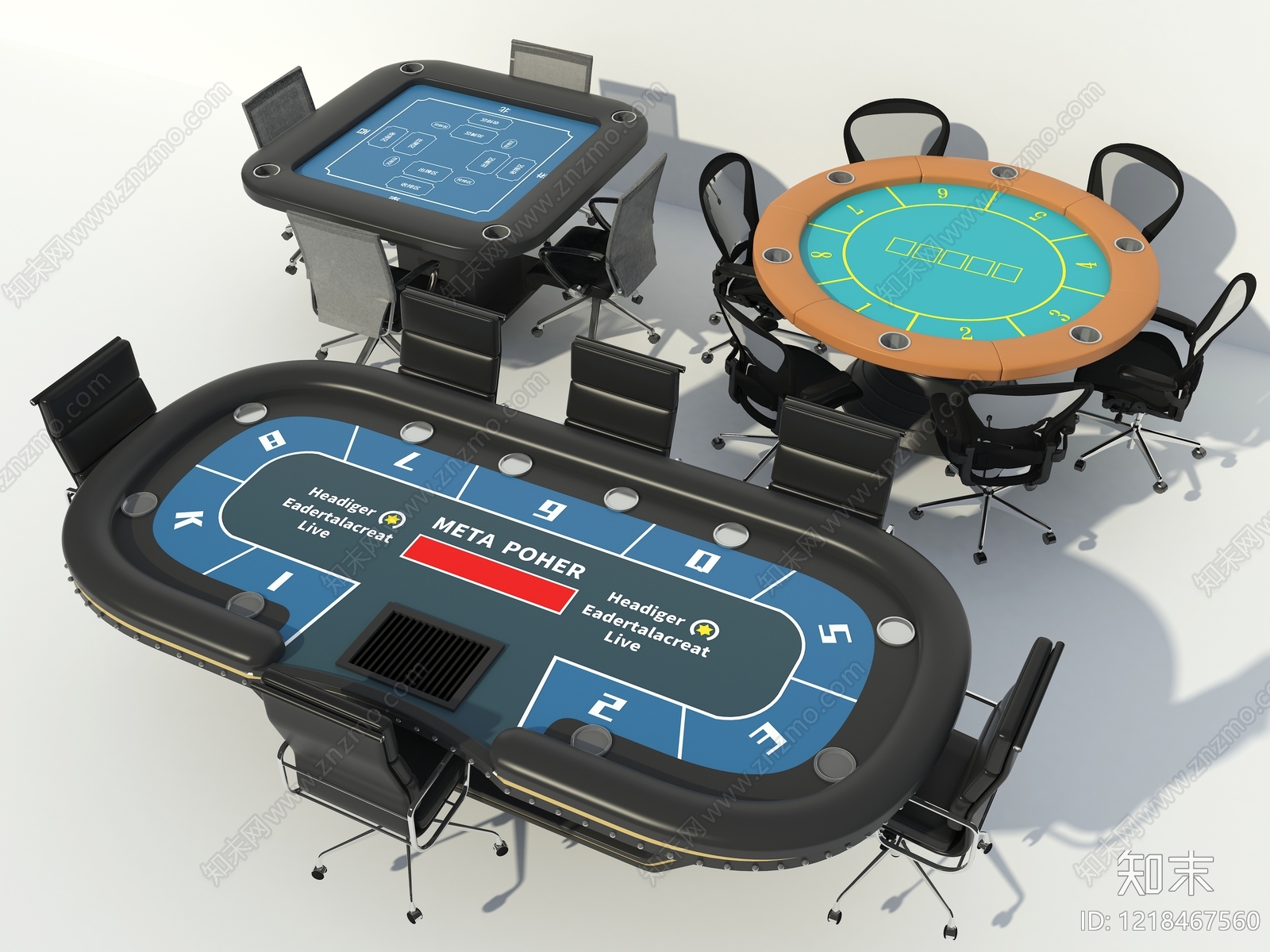 现代简约其他桌子3D模型下载【ID:1218467560】