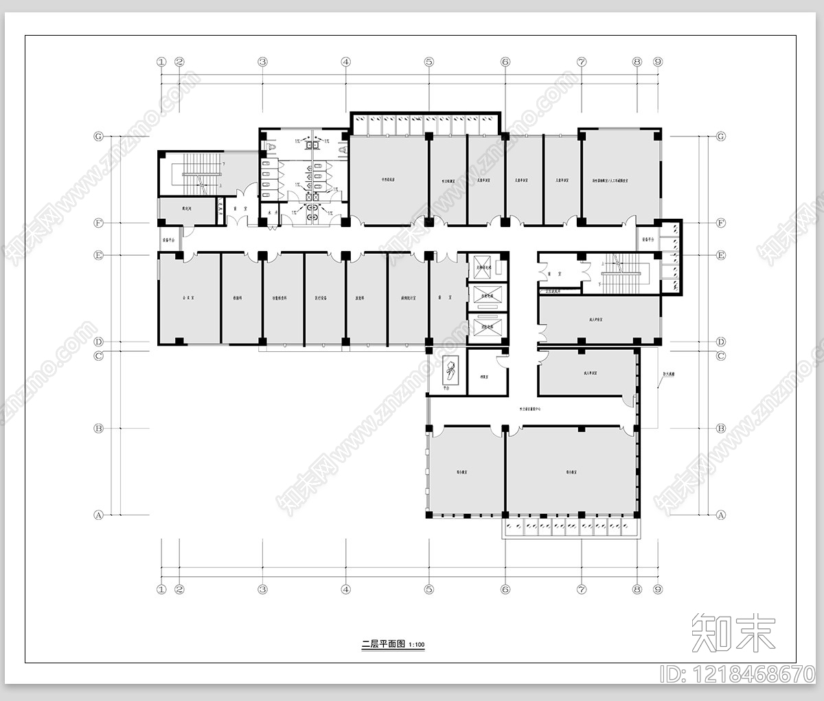 医院cad施工图下载【ID:1218468670】