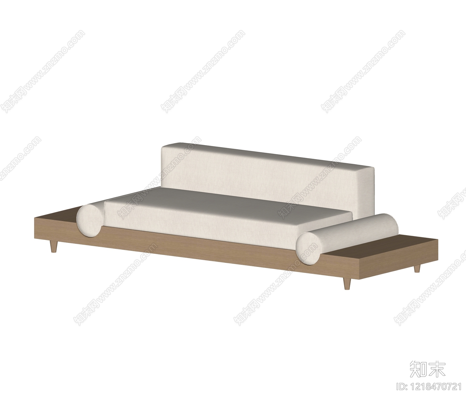 日式多人沙发SU模型下载【ID:1218470721】