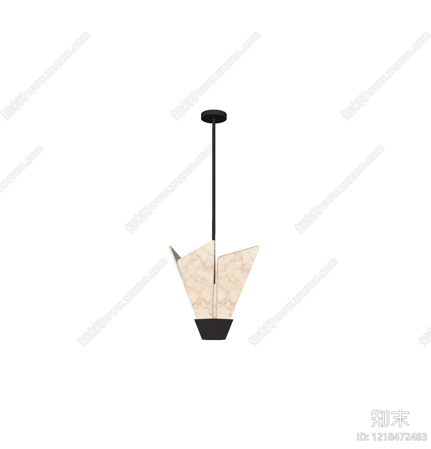 现代吊灯SU模型下载【ID:1218472483】