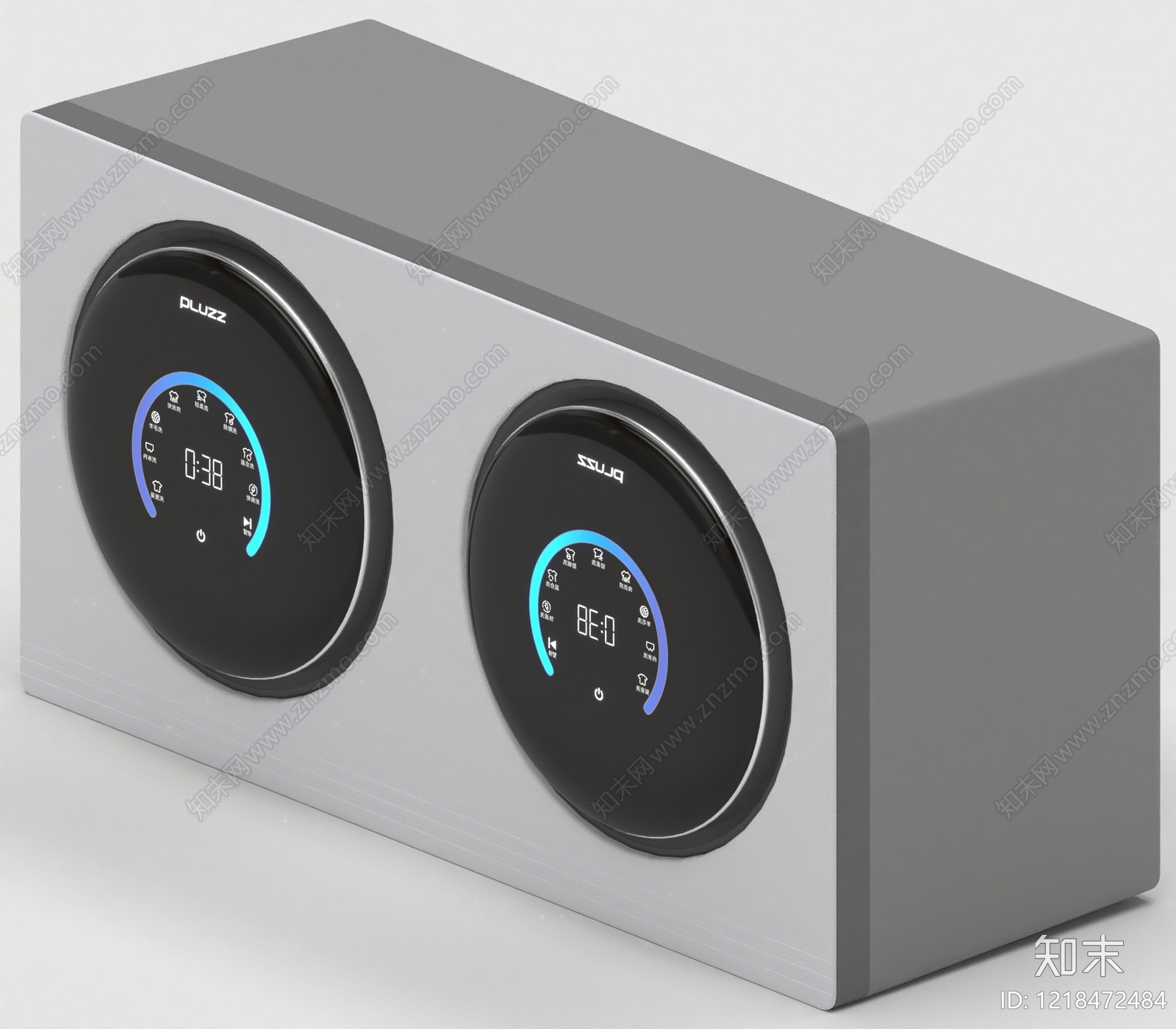 极简洗衣机3D模型下载【ID:1218472484】