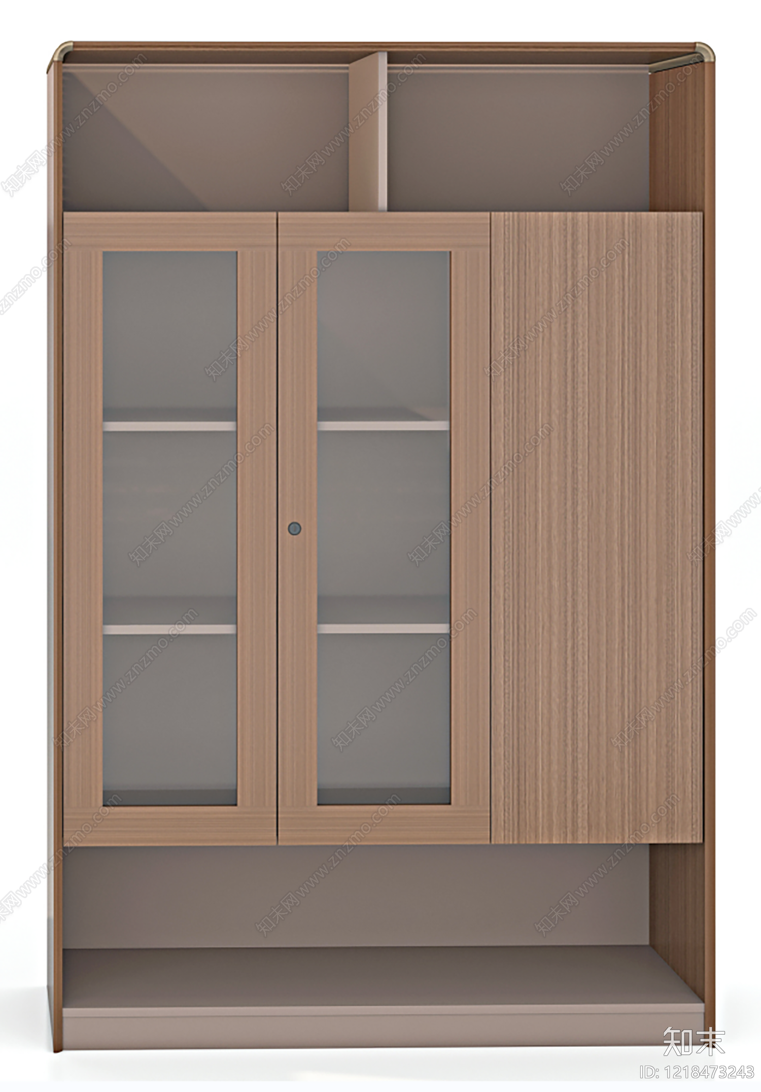现代简约书柜3D模型下载【ID:1218473243】