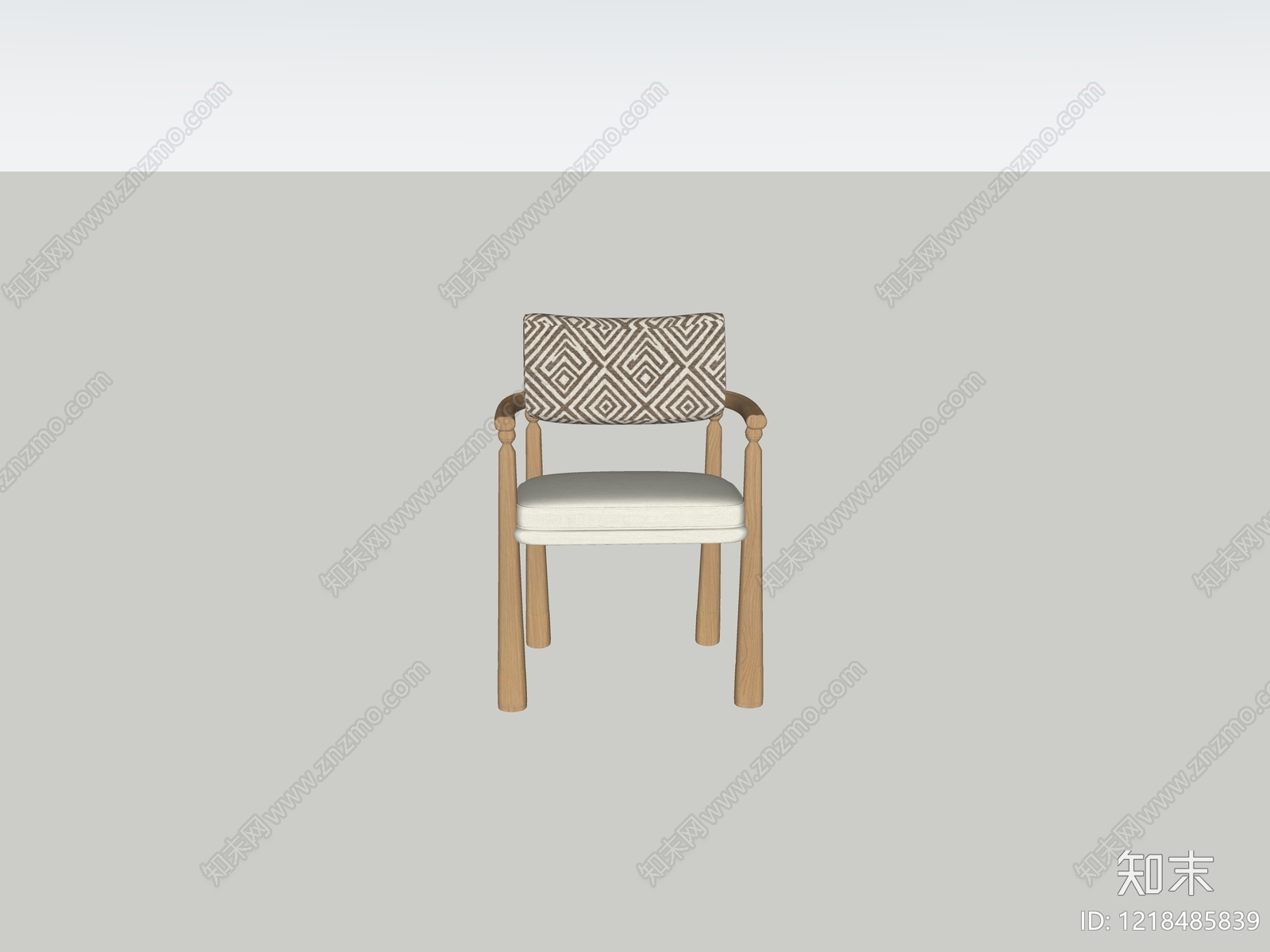 现代休闲椅SU模型下载【ID:1218485839】