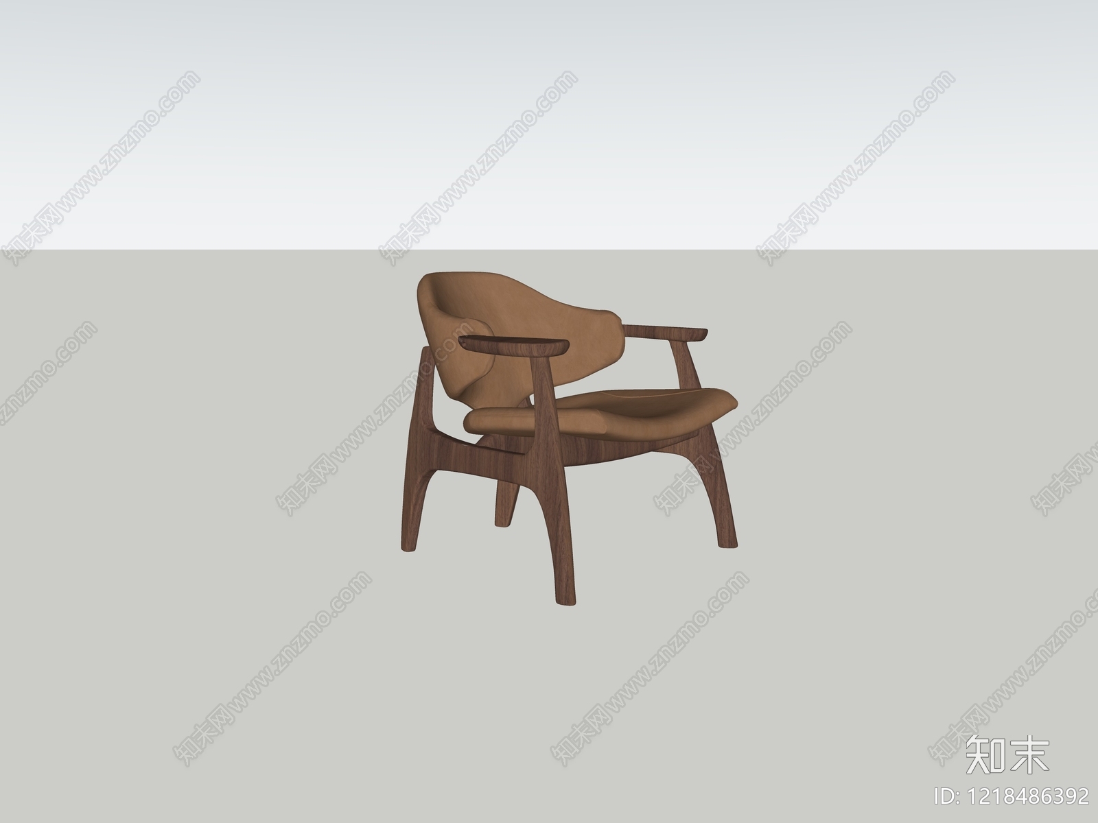 中古风休闲椅SU模型下载【ID:1218486392】