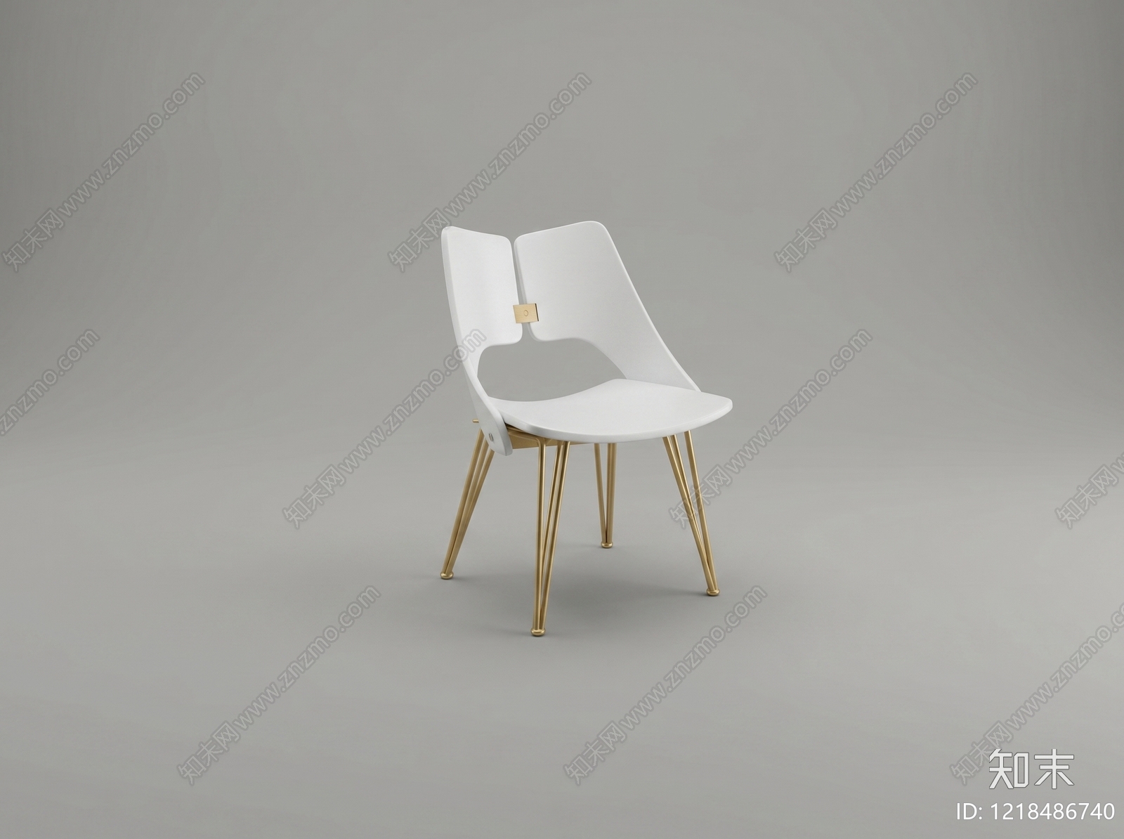 现代餐椅SU模型下载【ID:1218486740】