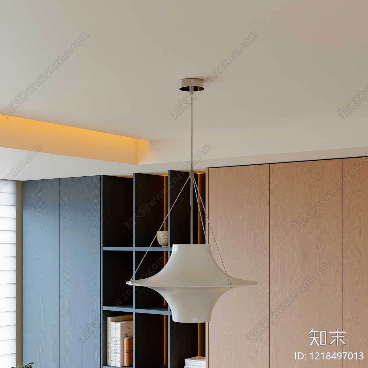 现代简约吊灯3D模型下载【ID:1218497013】