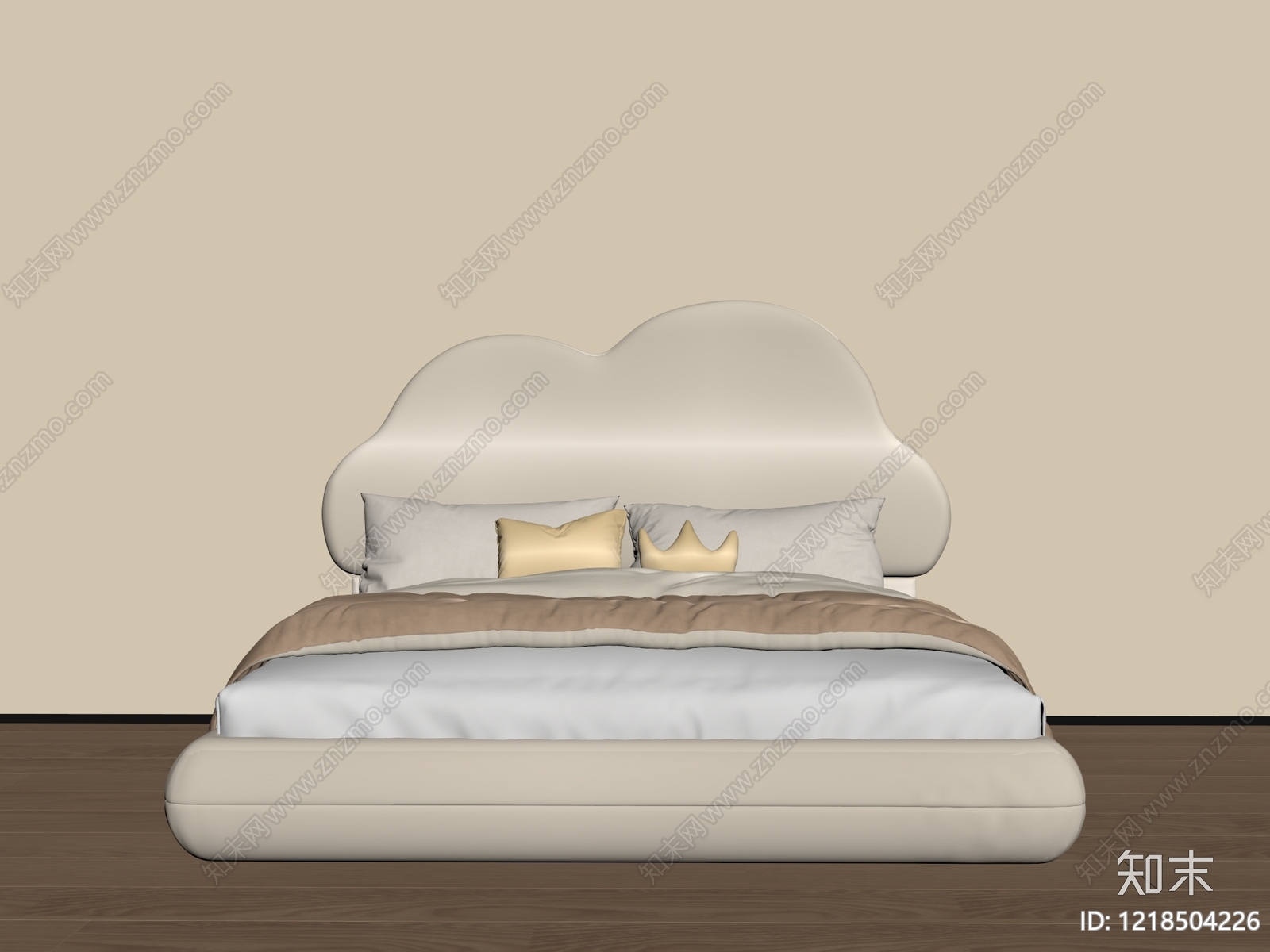 现代儿童床SU模型下载【ID:1218504226】