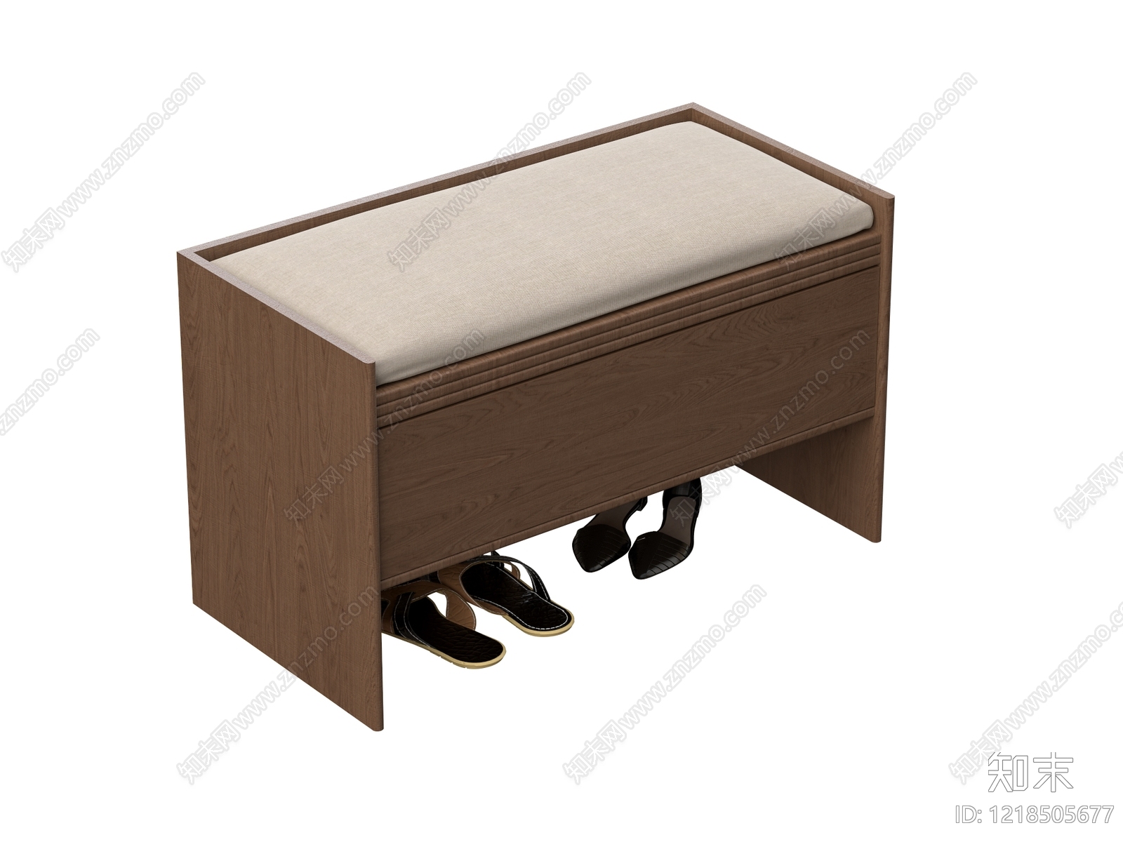 中古换鞋凳SU模型下载【ID:1218505677】