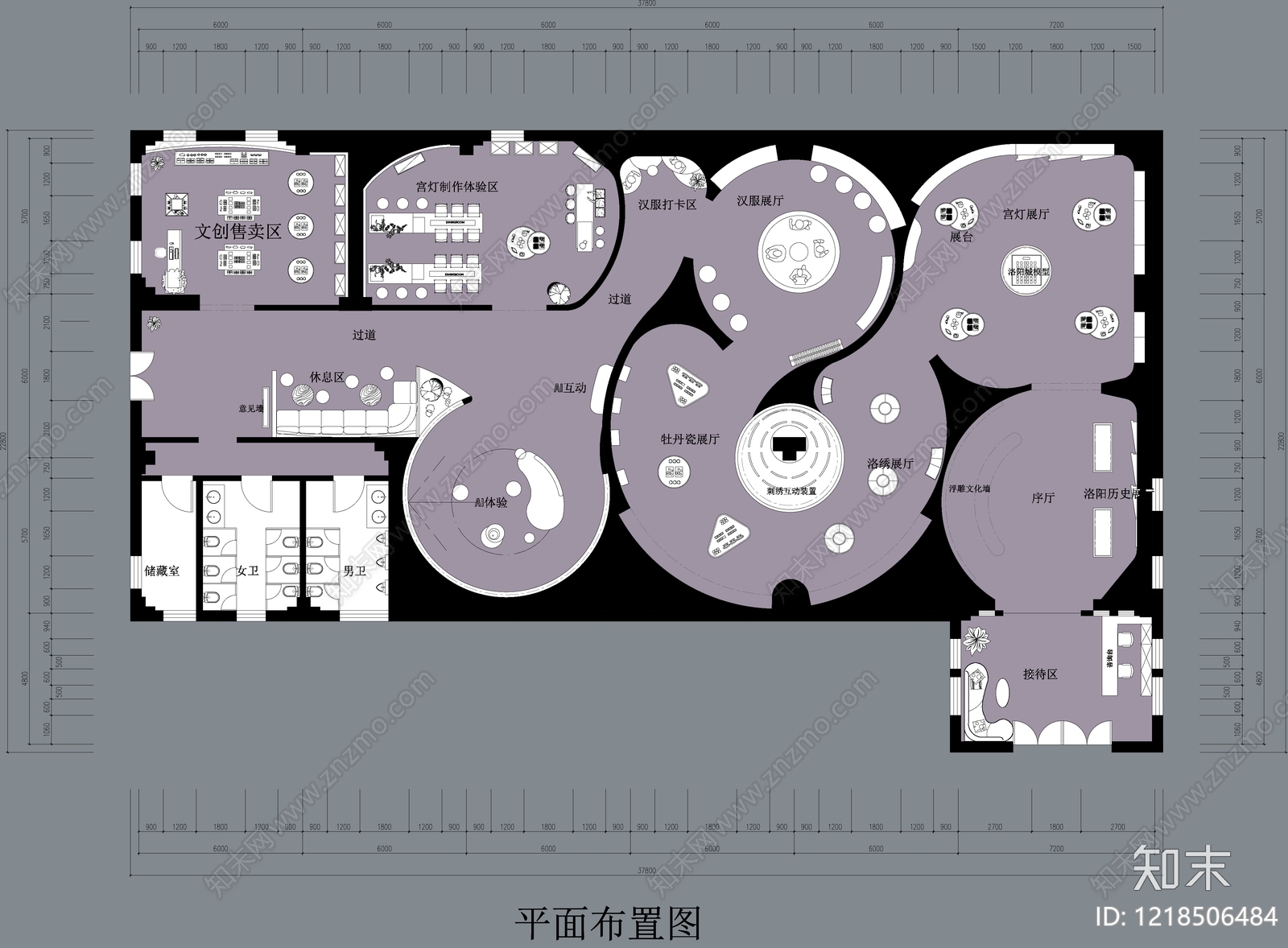 其他文化空间cad施工图下载【ID:1218506484】