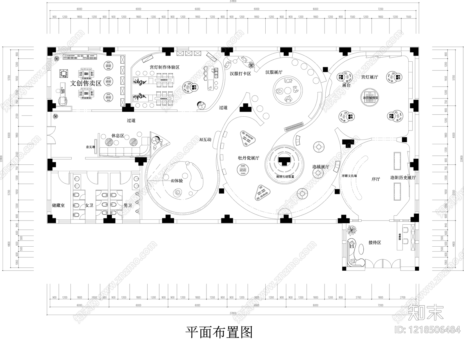 其他文化空间cad施工图下载【ID:1218506484】