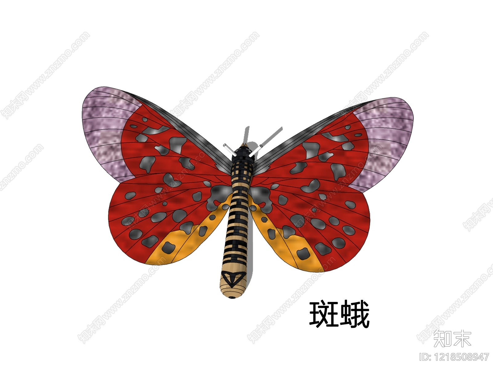 仿生机械风飞行动物SU模型下载【ID:1218508947】
