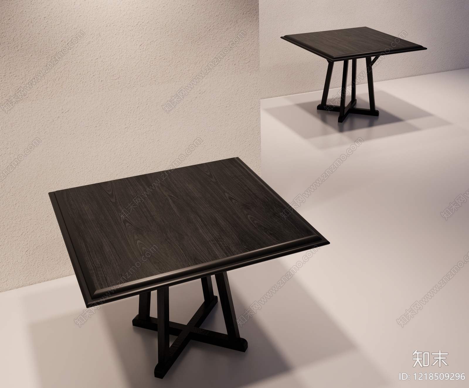 现代简约餐桌3D模型下载【ID:1218509296】