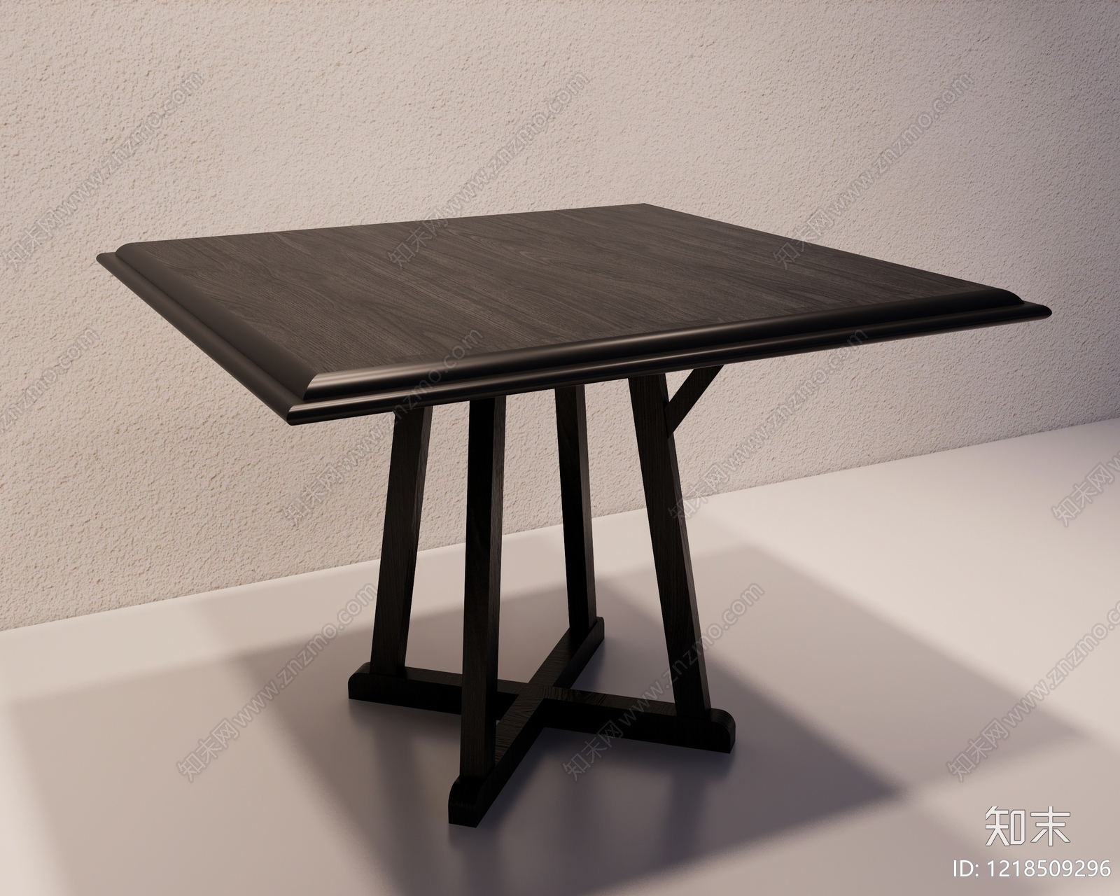 现代简约餐桌3D模型下载【ID:1218509296】