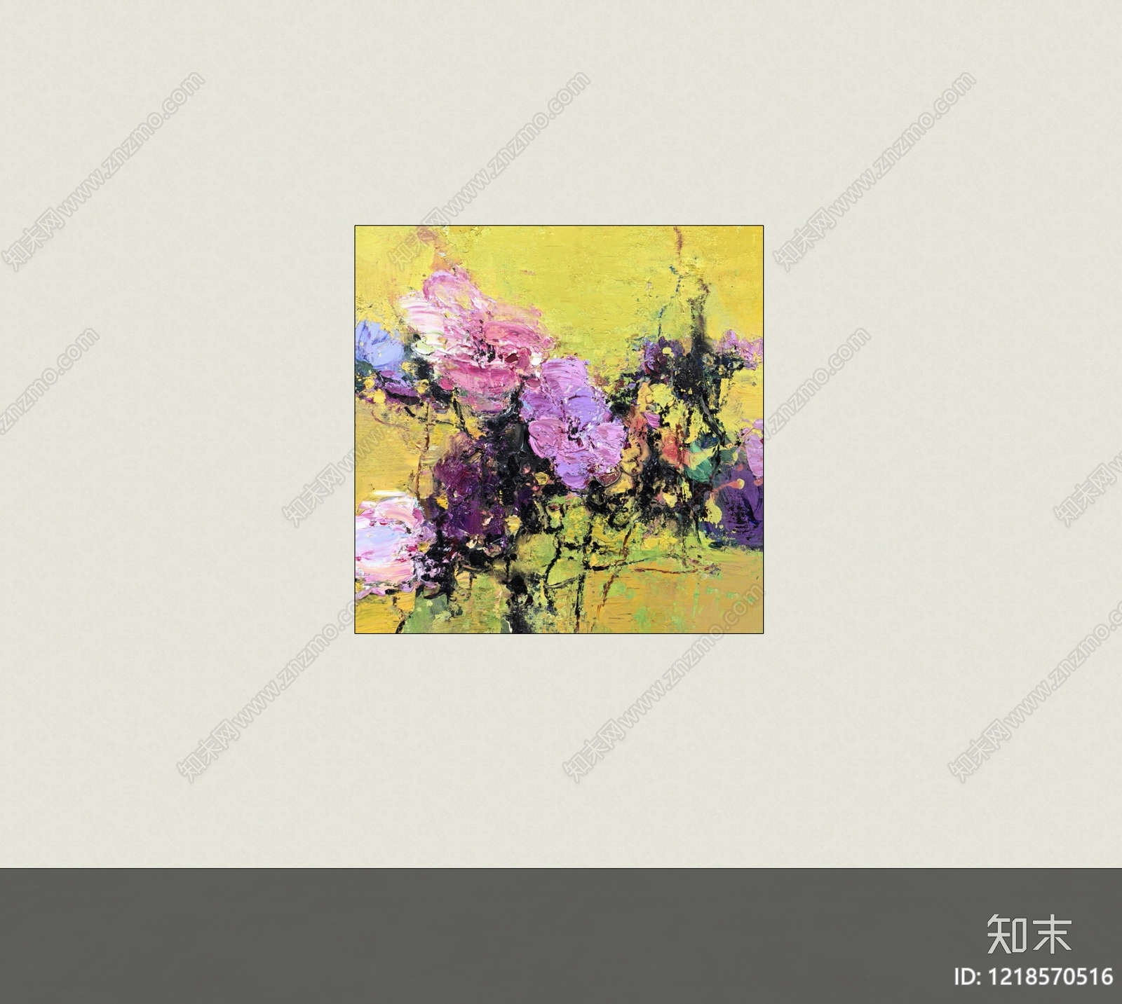 奶油风挂画SU模型下载【ID:1218570516】