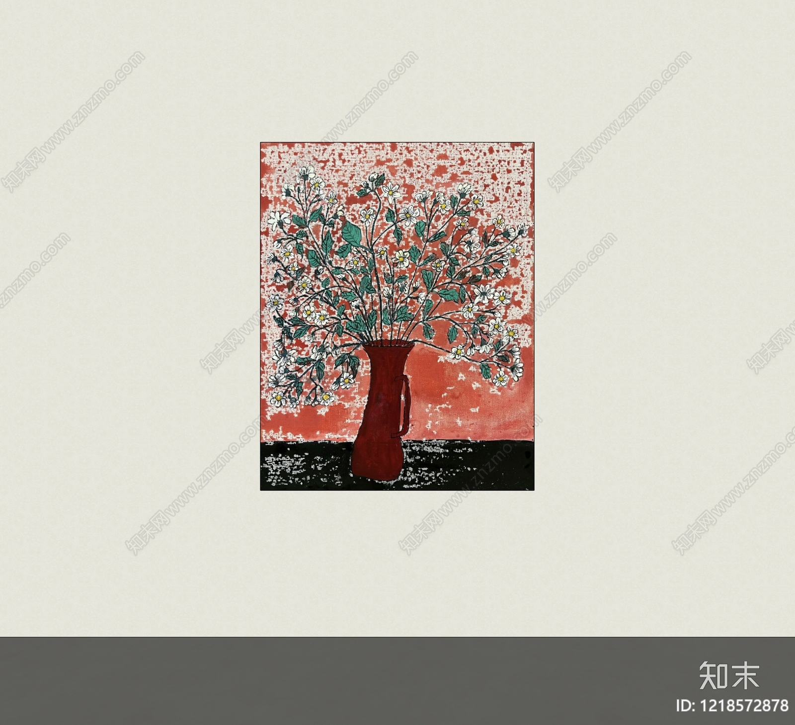 中古风挂画SU模型下载【ID:1218572878】