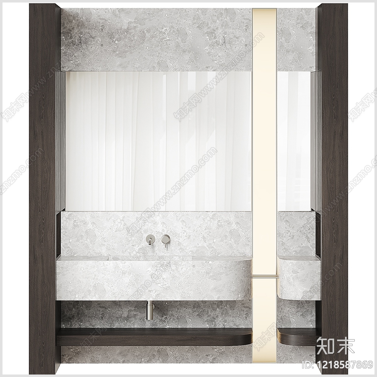 极简台盆3D模型下载【ID:1218587869】